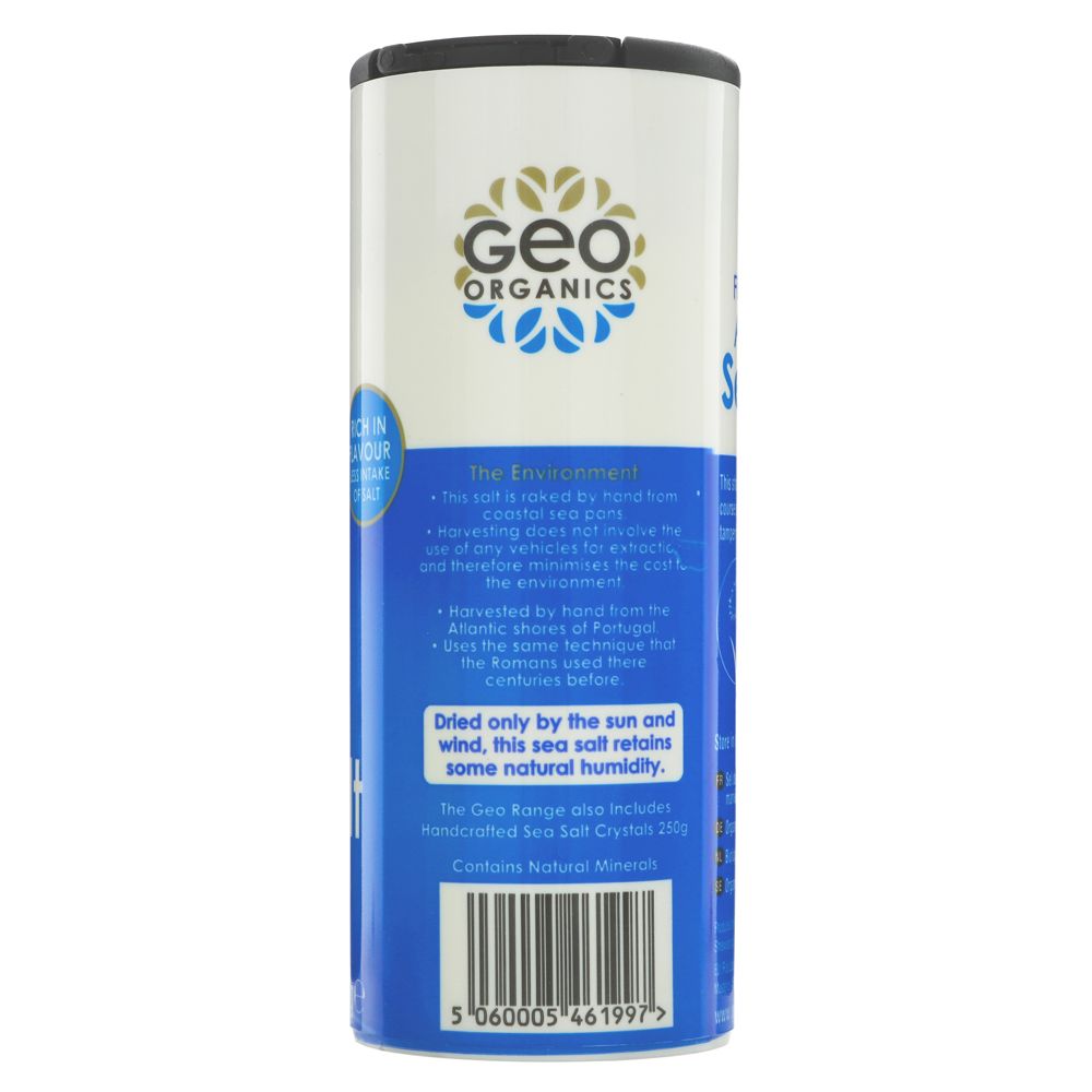 Atlantic Sea Salt Fine Ground 500g - Geo Organics - Sea Salt - Eco Natural Products
