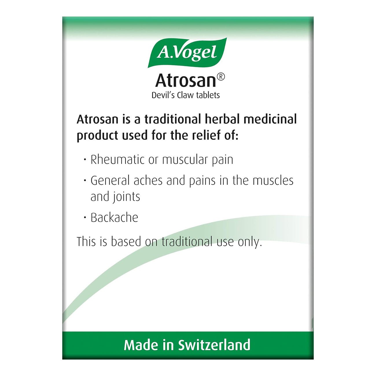 Atrosan Devil's Claw 30 Tabs - A. Vogel - Herbal Supplements - Eco Natural Products