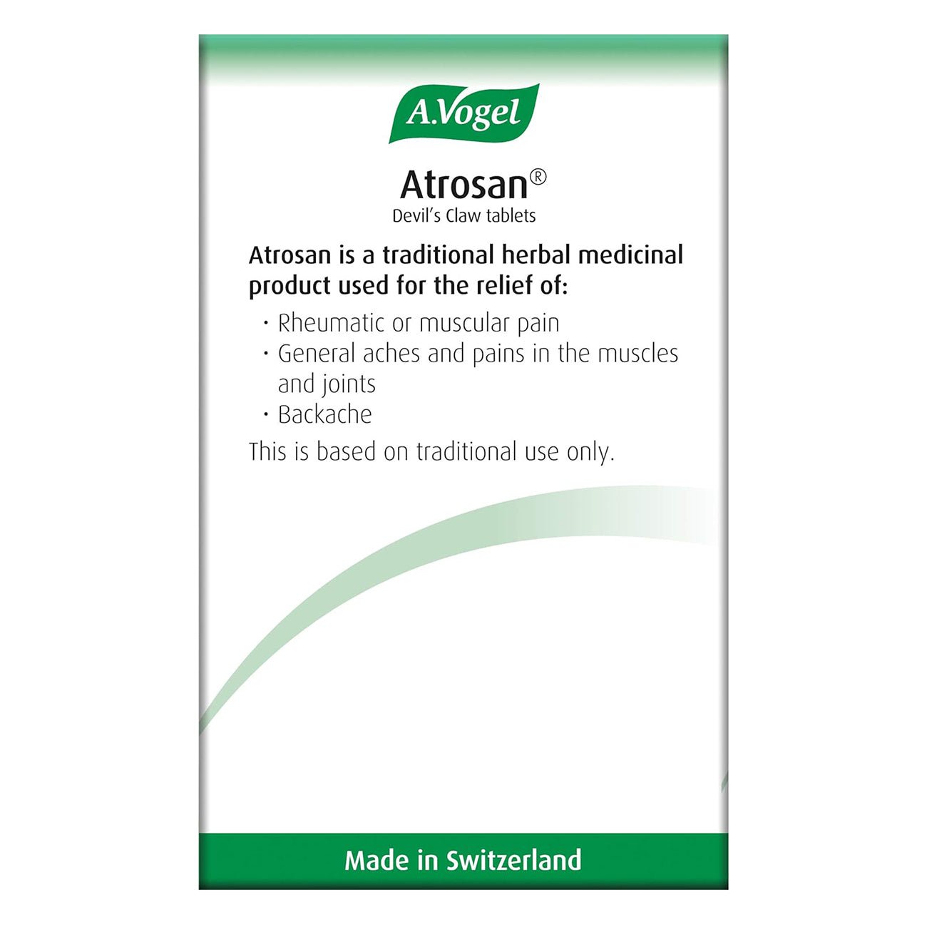 Atrosan Devil's Claw 60 Tabs - A. Vogel - Herbal Supplement - Eco Natural Products