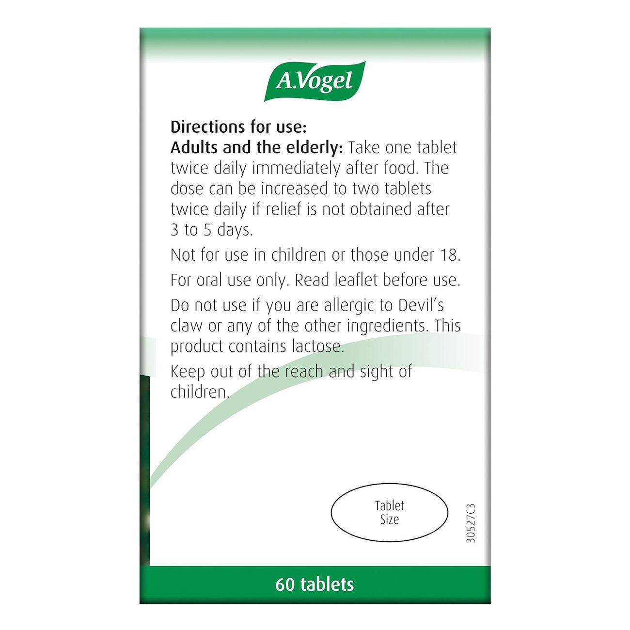 Atrosan Devil's Claw 60 Tabs - A. Vogel - Herbal Supplement - Eco Natural Products