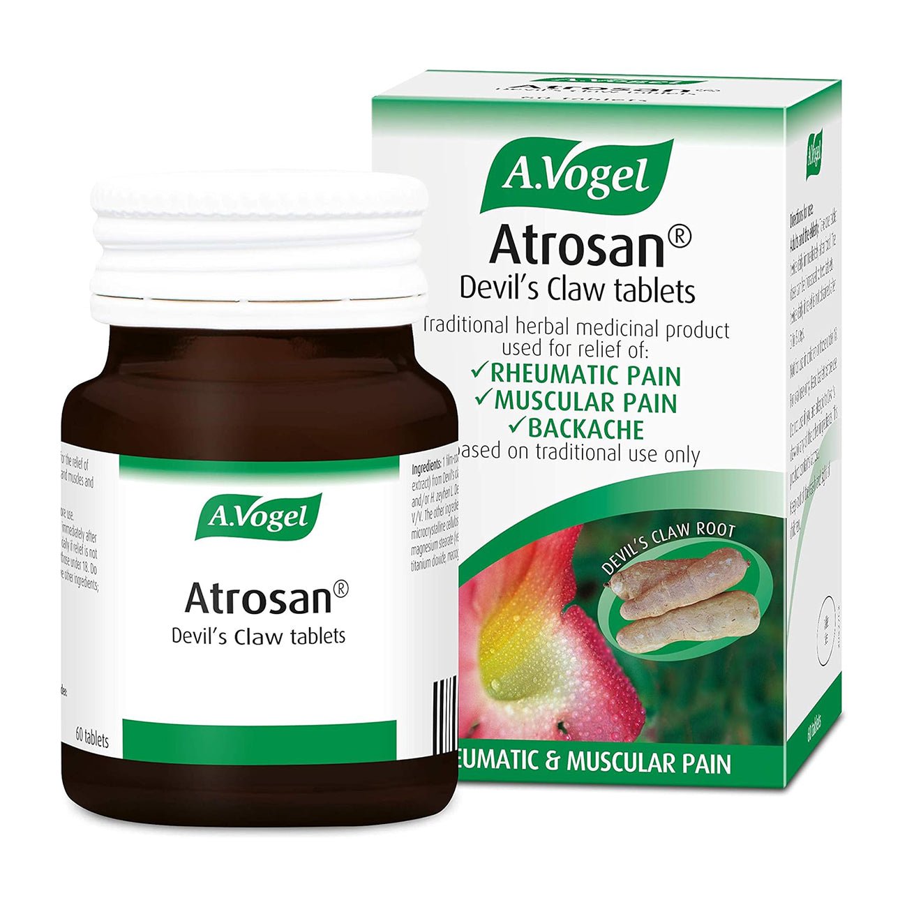 Atrosan Devil's Claw 60 Tabs - Eco Natural Products - A. Vogel - Herbal Supplement