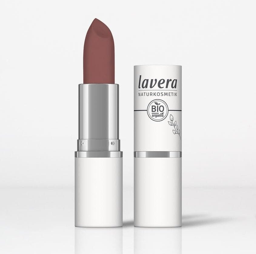 Auburn Brown 02 Velvet Matt Lipstick 4.5g - Eco Natural Products - Lavera - Lipstick