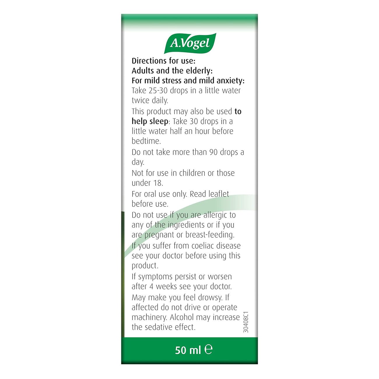 AvenaCalm Avena Sativa Oral Drops 50ml - A. Vogel - Herbal Supplements - Eco Natural Products