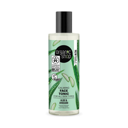 Avocado and Aloe Calming Face Tonic for All Skin Types 150 ml - Organic Shop - Face Tonic - Eco Natural Products