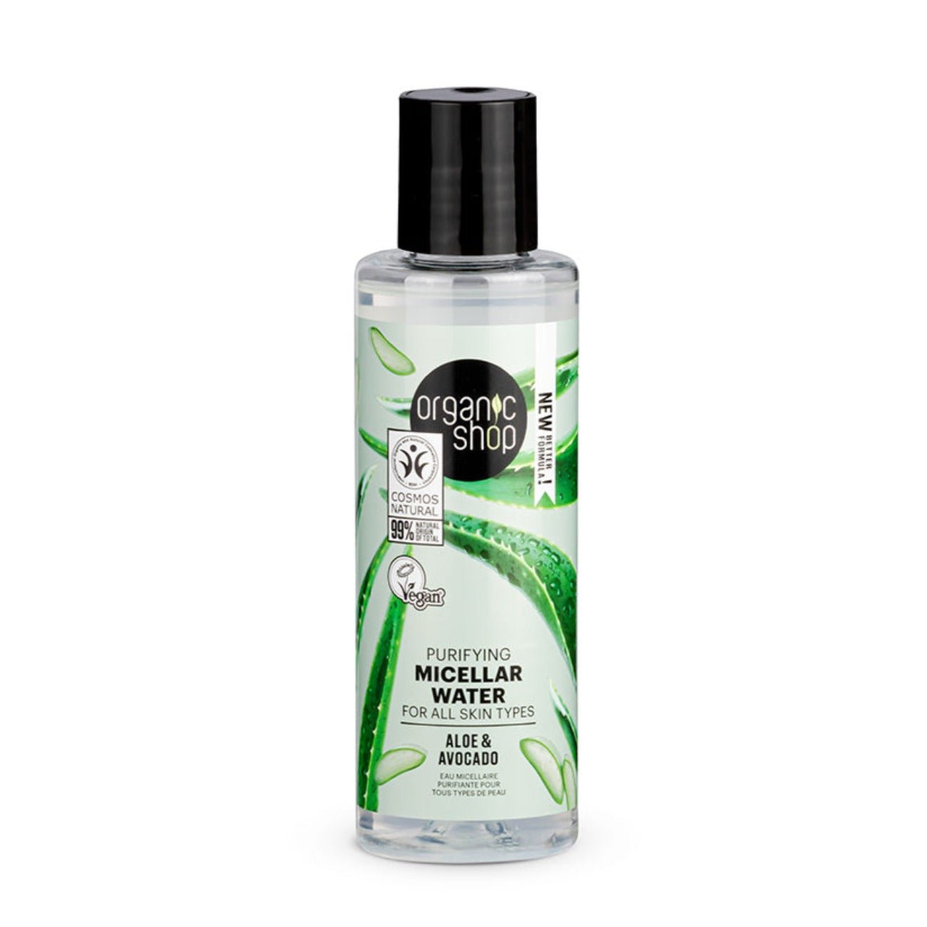 Avocado and Aloe Purifying Micellar Water All Skin Types 150 ml - Eco Natural Products - Organic Shop - Micellar Water