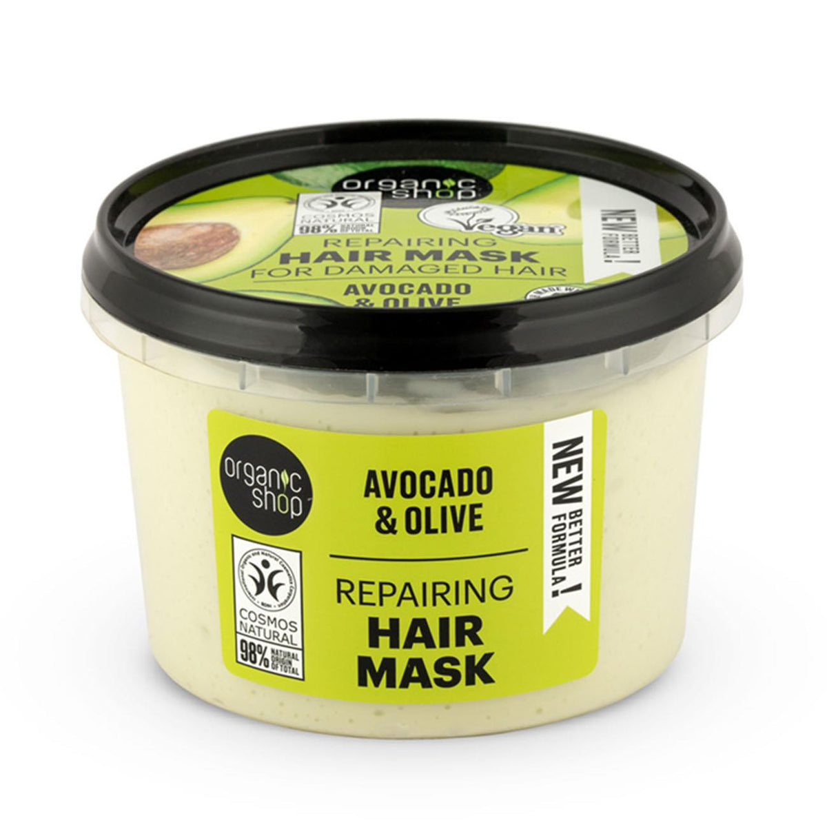 Avocado and Olive Repair Hair Mask Express 250ml - Organic Shop - Hair mask - Eco Natural Products