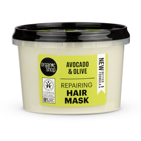 Avocado and Olive Repair Hair Mask Express 250ml - Organic Shop - Hair mask - Eco Natural Products