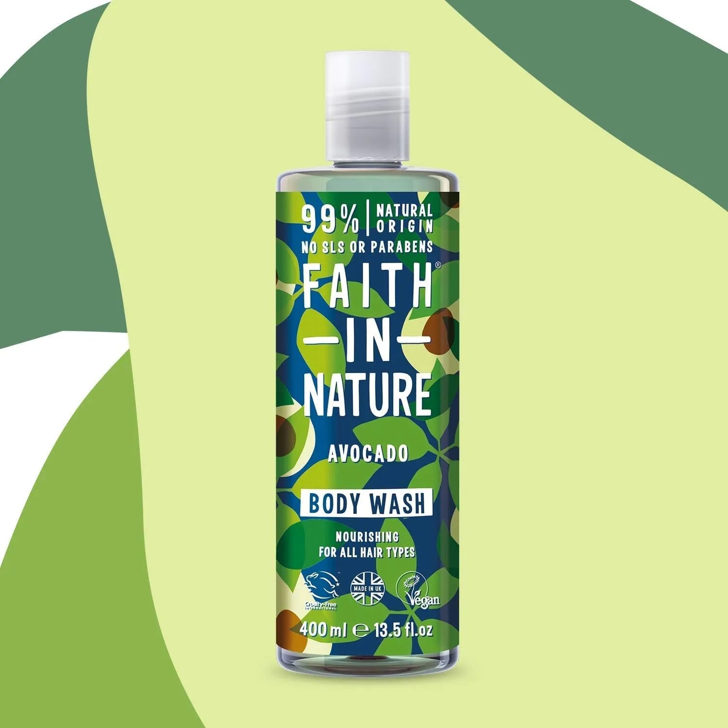 Avocado Body Wash 400ml - Faith in Nature - Body Wash - Faith in Nature