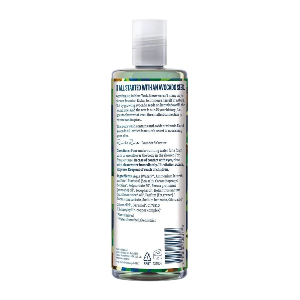 Avocado Body Wash 400ml - Faith in Nature - Body Wash - Faith in Nature