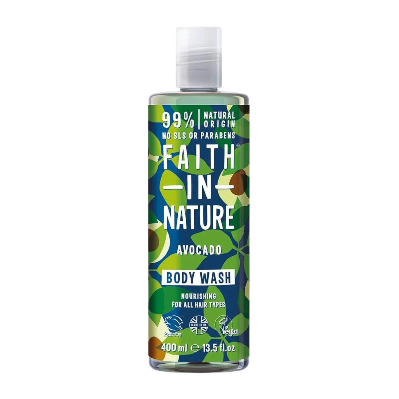 Avocado Body Wash 400ml - Faith in Nature - Body Wash - Faith in Nature