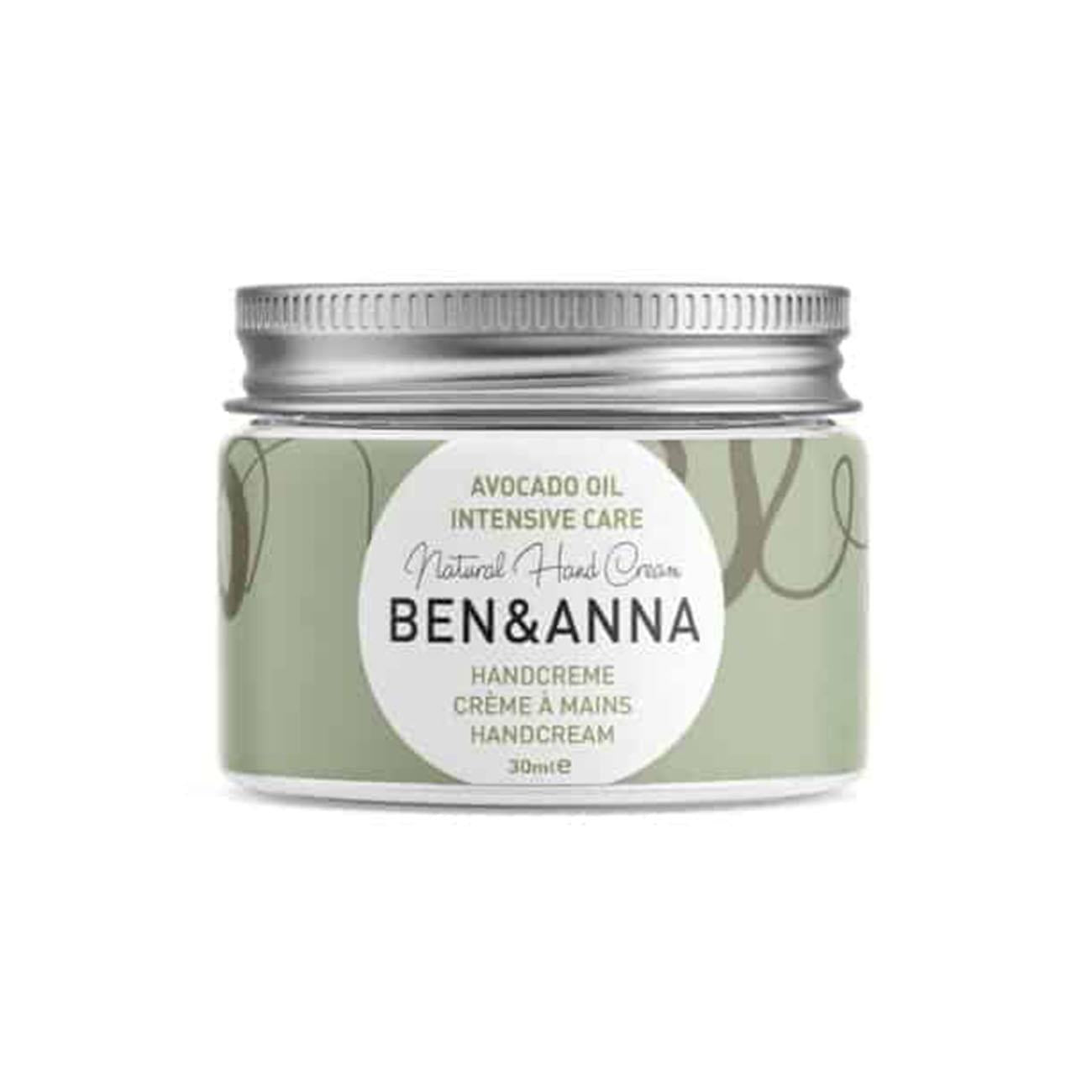 Avocado Intensive Care Hand Cream 30ml - Eco Natural Products - Ben & Anna - Hand cream