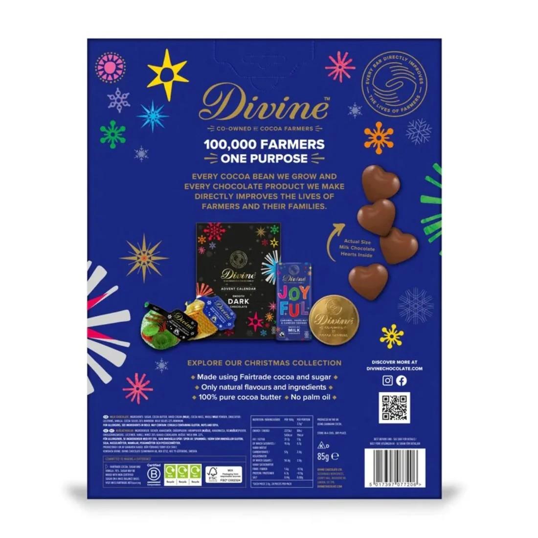 Fairtrade Milk Chocolate Advent Calendar 85g