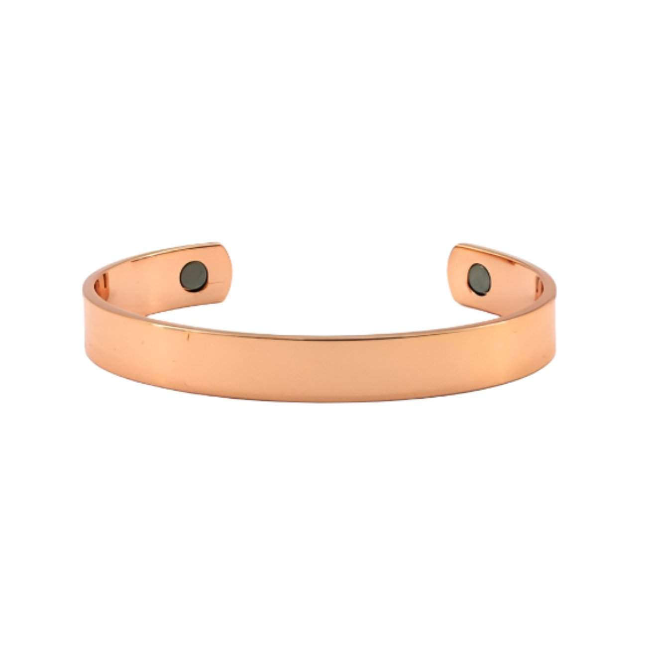 Copper Bangle Heavy Gauge with Magnets 7"