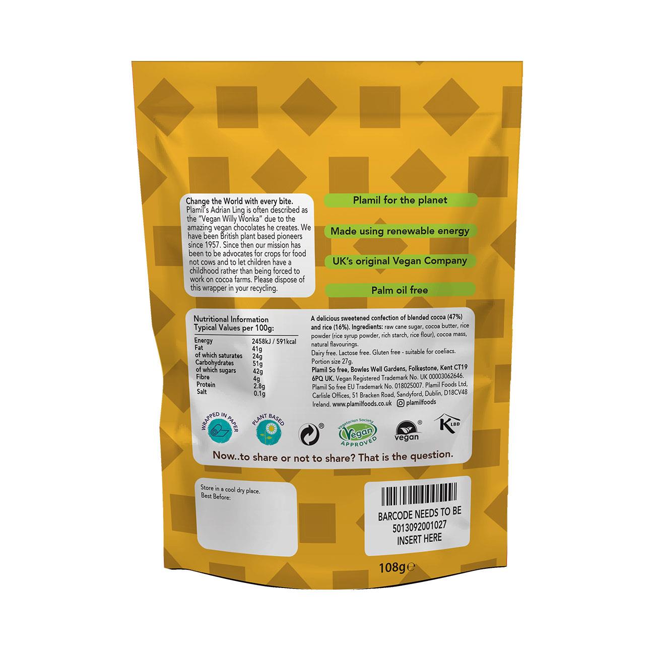 Smooth Salted Caramel Vegan Cocoa Bites 108g