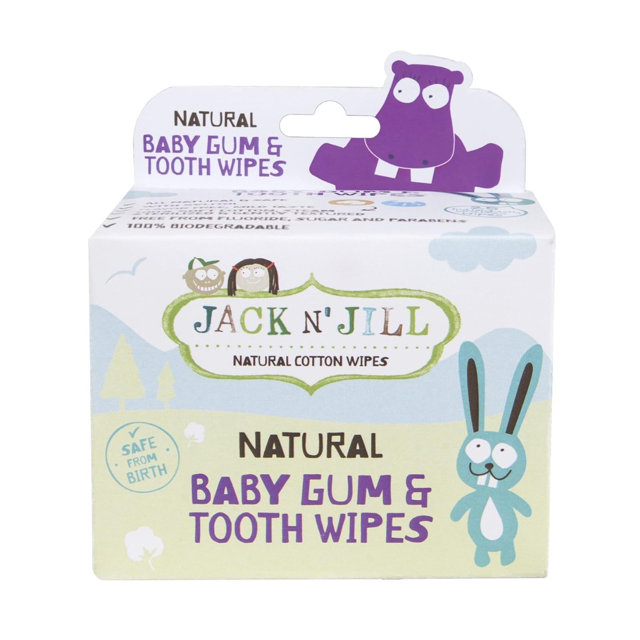 Baby Gum & Tooth Wipes 25 sachets - Eco Natural Products - Jack N' Jill - Tooth Wipes