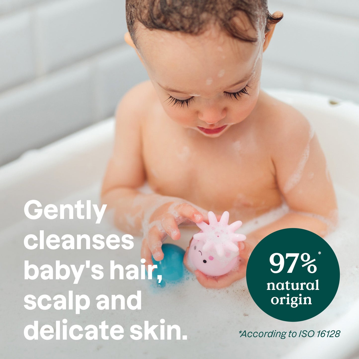 Baby Leaves 2in1 Shampoo & Body Wash Unscented 473ml - Attitude - Body Wash - Eco Natural Products