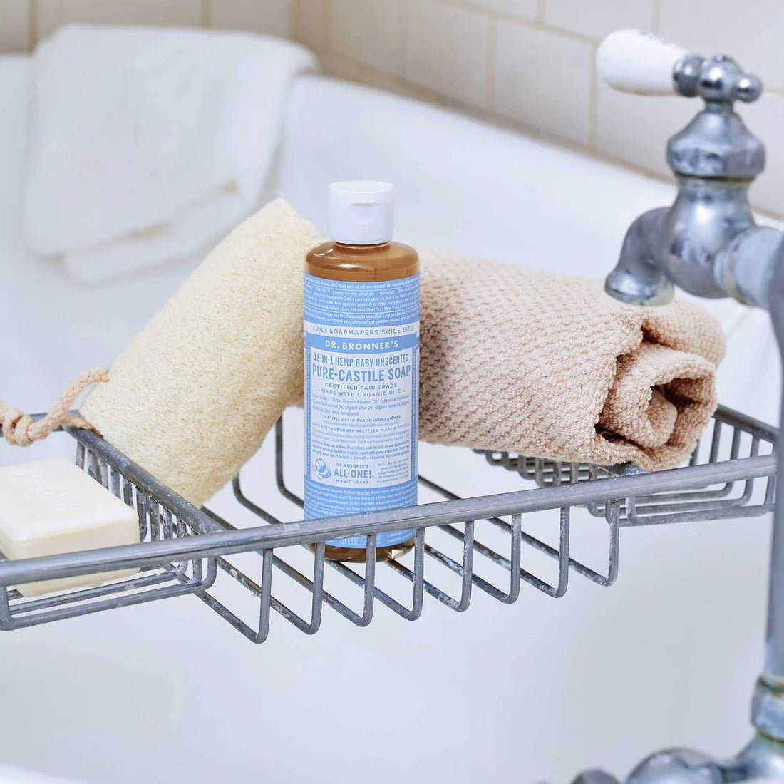 Baby Unscented Pure - Castile Liquid Soap 237ml - Eco Natural Products - Dr. Bronner - Liquid Soap