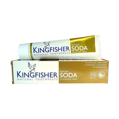 Baking Soda Toothpaste 100ml - Kingfisher - Toothpaste - Eco Natural Products