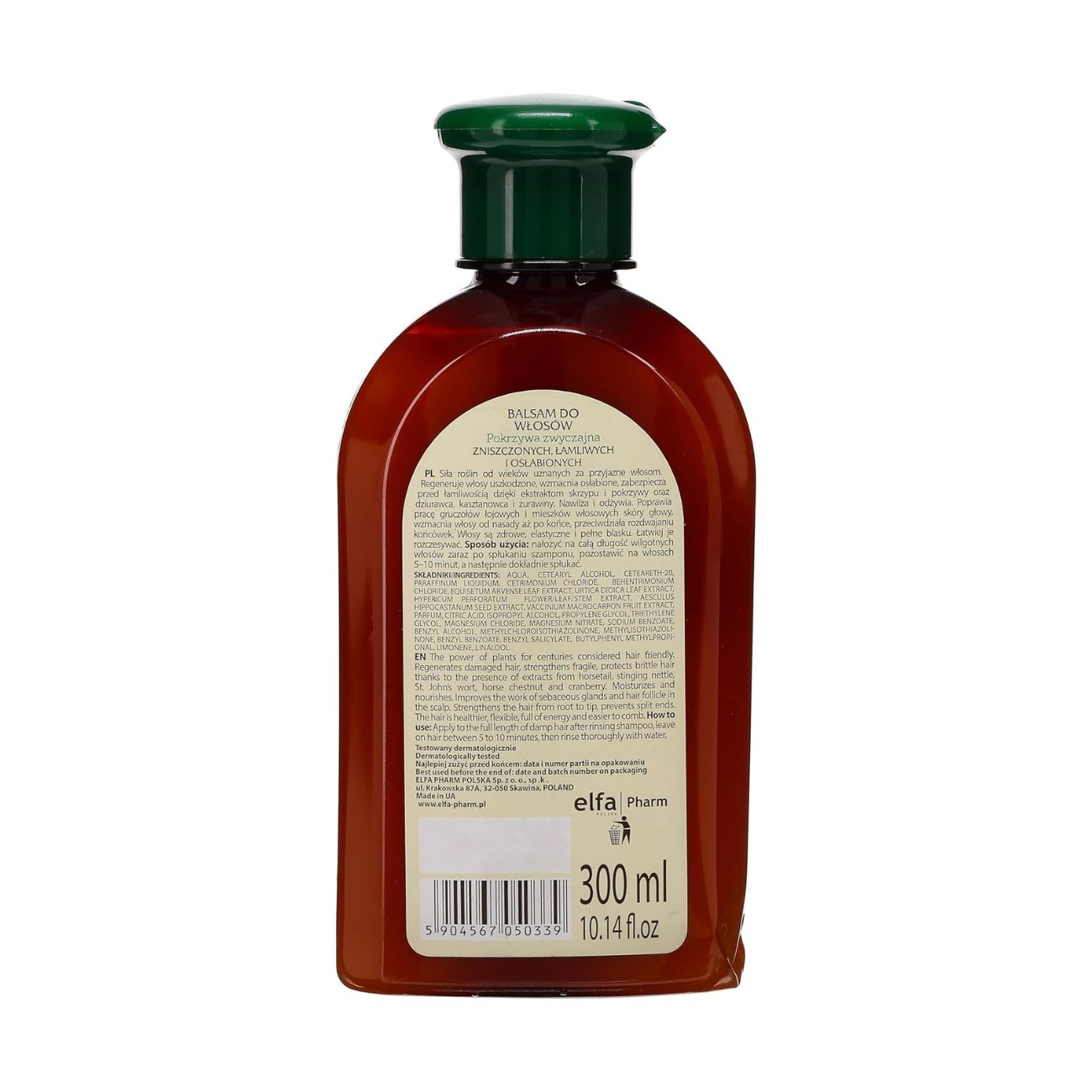 Balm for Damaged Brittle and Weak Hair with Nettle 300ml - Green Pharmacy - Conditioners - Eco Natural Products