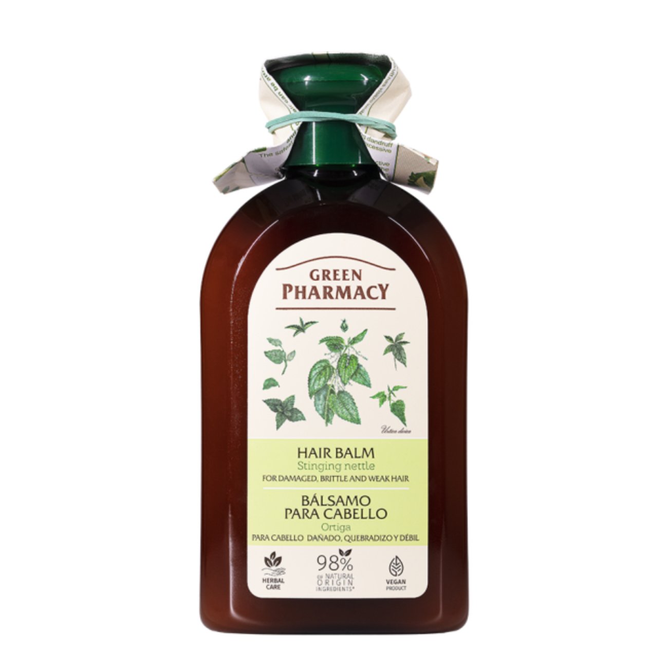 Balm for Damaged Brittle and Weak Hair with Nettle 300ml - Eco Natural Products - Green Pharmacy - Conditioners