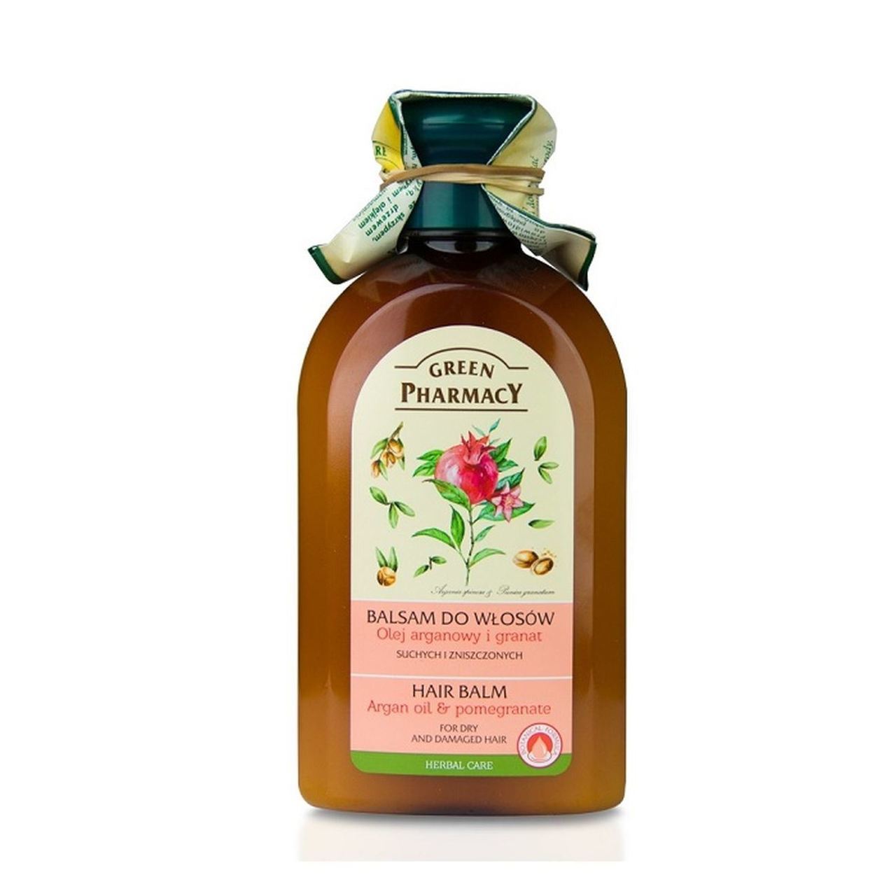 Balm for Dry and Damaged Hair Argan Oil and Pomegranate 300ml - Eco Natural Products - Green Pharmacy - Conditioners