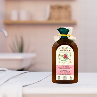 Balm for Dry and Damaged Hair Argan Oil and Pomegranate 300ml - Green Pharmacy - Conditioners - Eco Natural Products