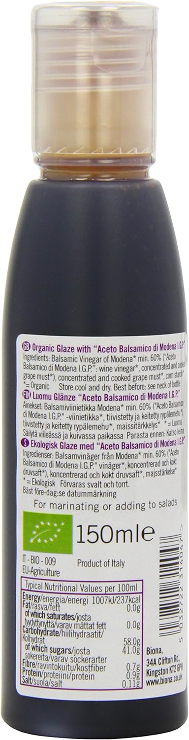 Organic Balsamic Glaze 150ml