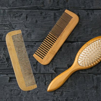 Bamboo Comb Tight Teeth - Avril - Hair Styling Products - Eco Natural Products
