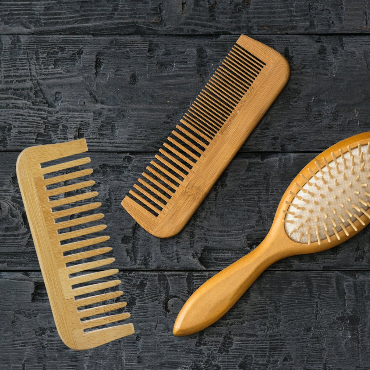 Bamboo Comb Wide Teeth - Avril - Hair Styling Products - Eco Natural Products