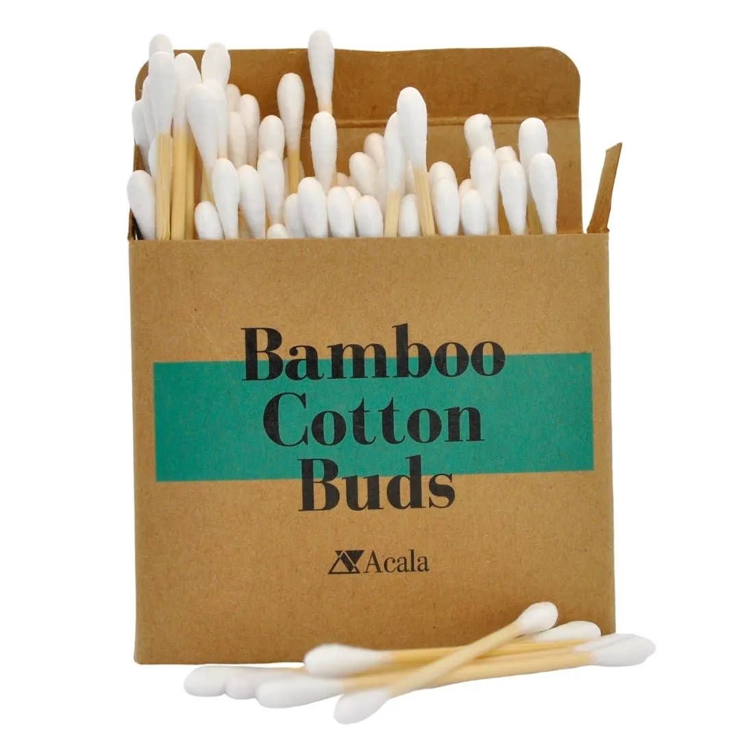 Bamboo Cotton Buds 100 Swabs - Acala - Cotton Swabs - Acala