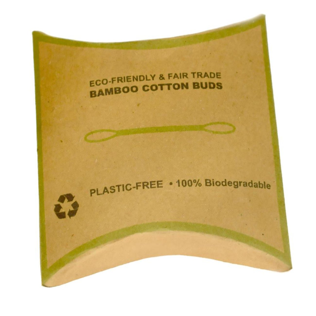 Shared Earth Bamboo Cotton Buds – 100 pack of biodegradable, plastic-free cotton swabs made from bamboo and soft organic cotton.