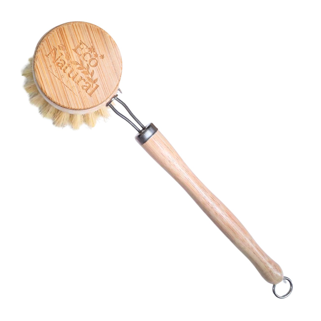 Bamboo Dish Brush Long Handle - Eco Natural Products - Washing Up Brush - Eco Natural Products