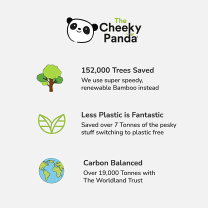 Bamboo Kitchen Towel 200 Sheets 2 Rolls - Cheeky Panda - Kitchen Towels - Eco Natural Products