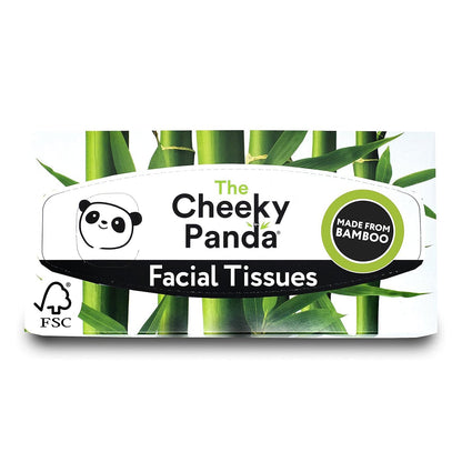 Bamboo Luxury Facial Tissue Flat Box 3PLY 80 Sheets - Cheeky Panda - Facial Tissues - Eco Natural Products