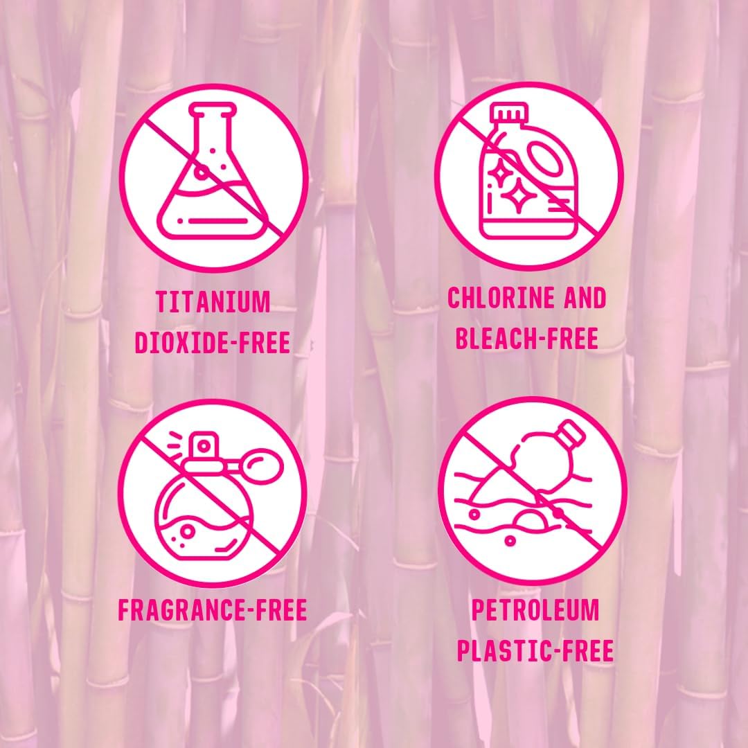 Bamboo Pads Winged & Utra Thin 10 Day & 5 Night Pads - Here We Flo - Feminine Sanitary Supplies - Eco Natural Products