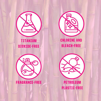 Bamboo Pads Winged & Utra Thin 10 Day & 5 Night Pads - Here We Flo - Feminine Sanitary Supplies - Eco Natural Products