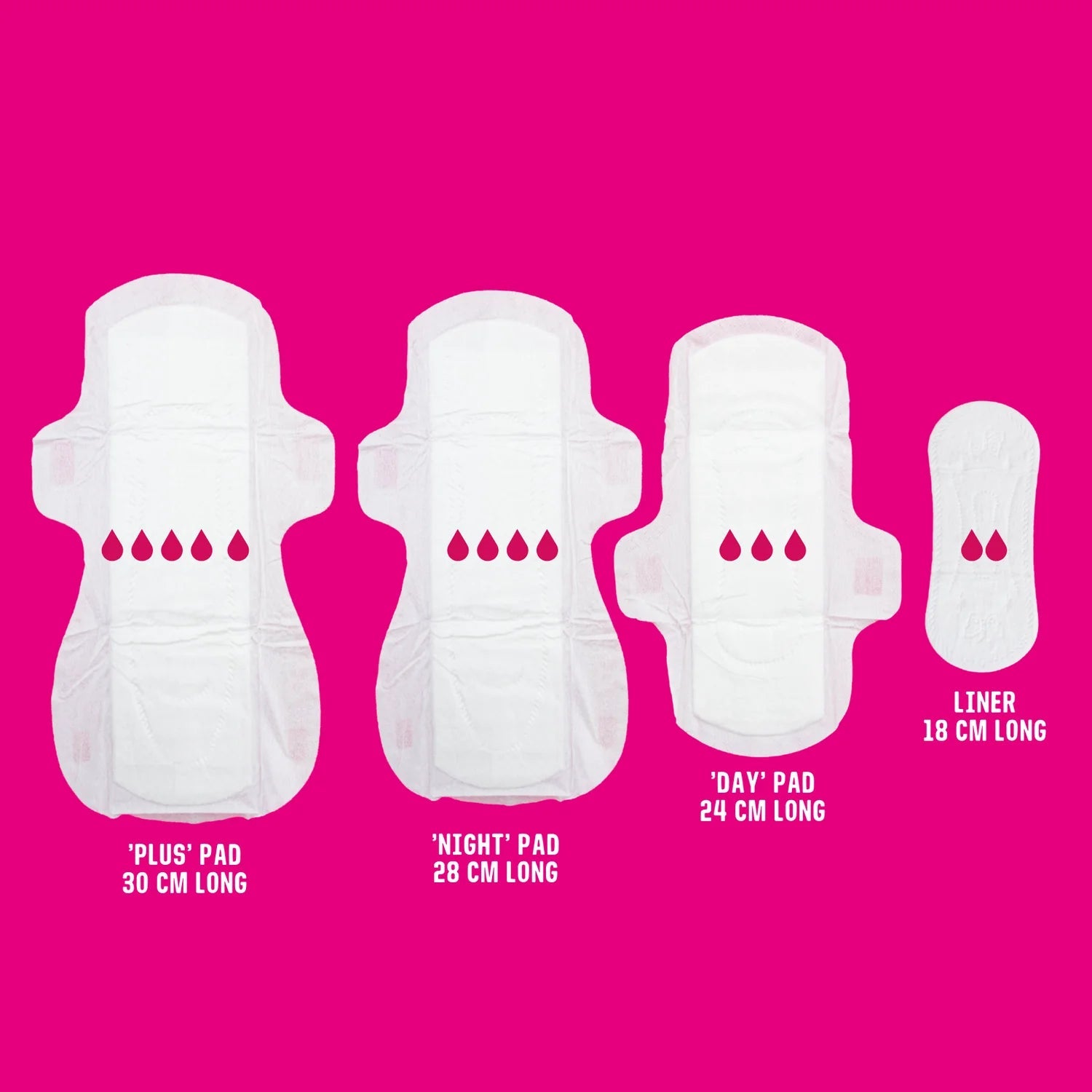 Bamboo Pantyliners 24 in a Pack Plastic Free - Here We Flo - Feminine Sanitary Supplies - Eco Natural Products