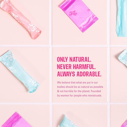 Bamboo Pantyliners 24 in a Pack Plastic Free - Here We Flo - Feminine Sanitary Supplies - Eco Natural Products