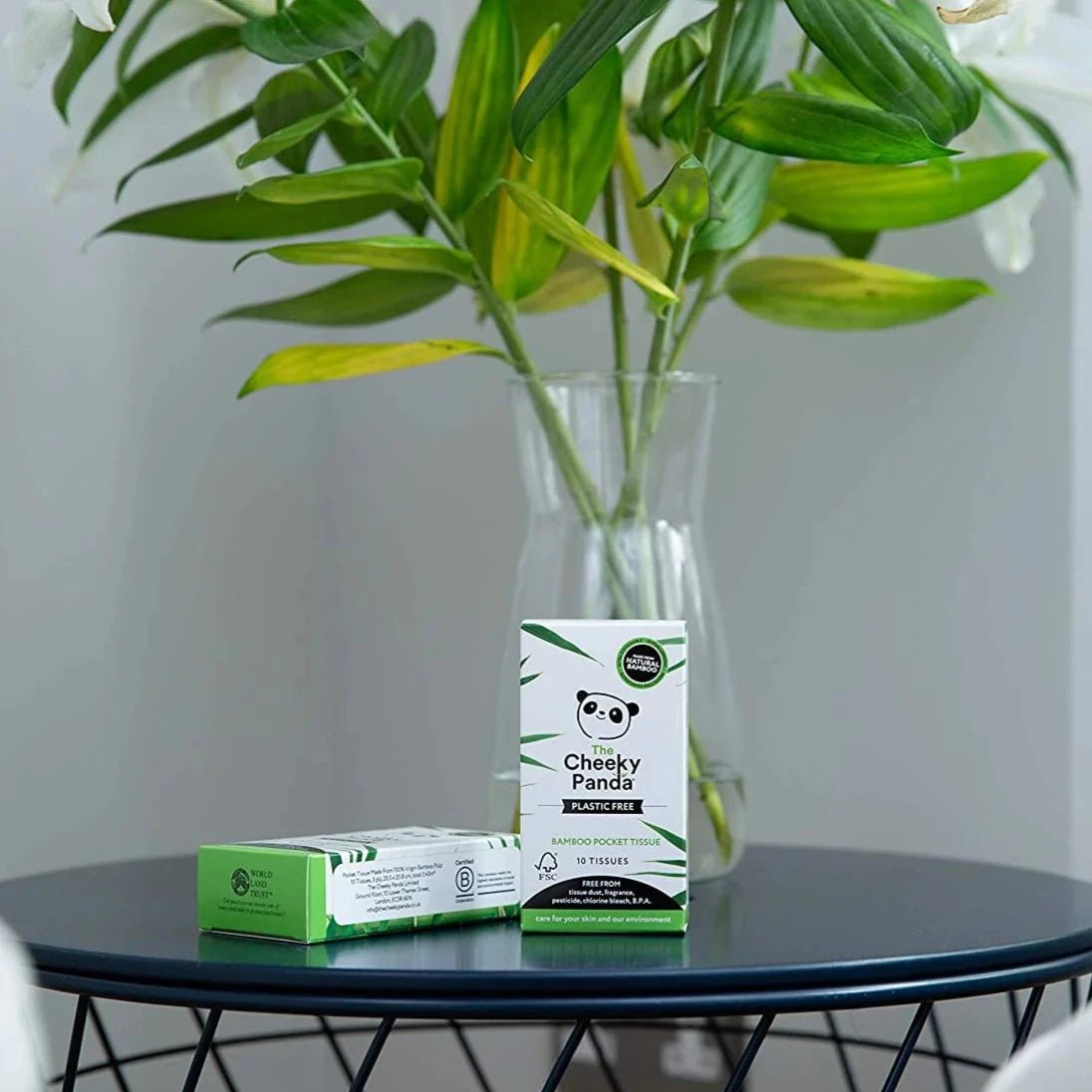 Bamboo Pocket Tissue 10 Tissues - Cheeky Panda - Pocket Tissue - Eco Natural Products
