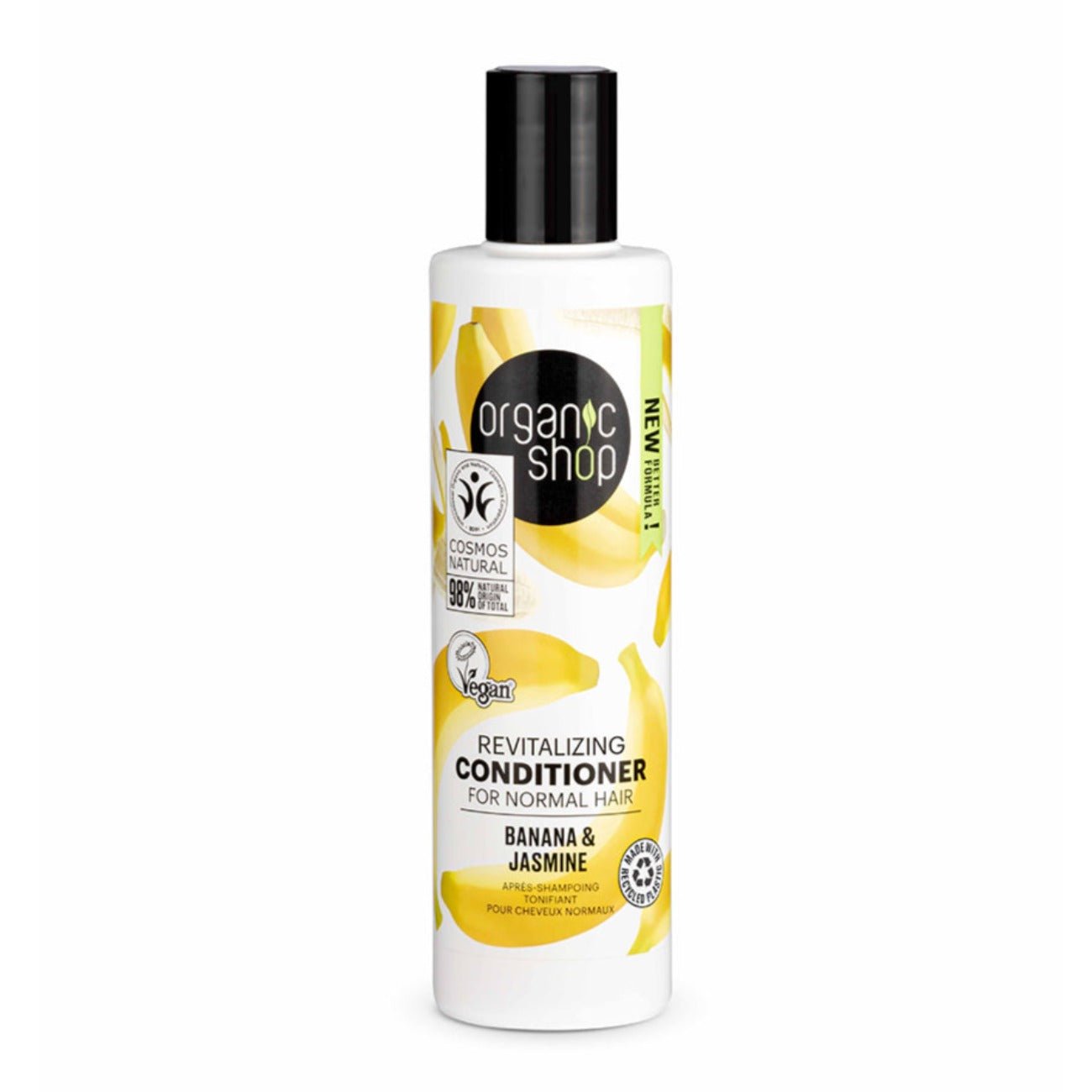 Banana and Jasmine Refilling Conditioner for Normal Hair 280 ml - Organic Shop - Conditioner - Eco Natural Products