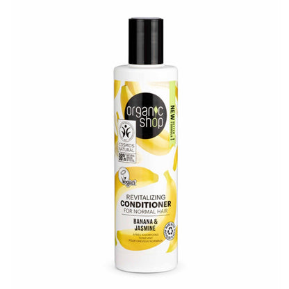 Banana and Jasmine Refilling Conditioner for Normal Hair 280 ml - Organic Shop - Conditioner - Eco Natural Products