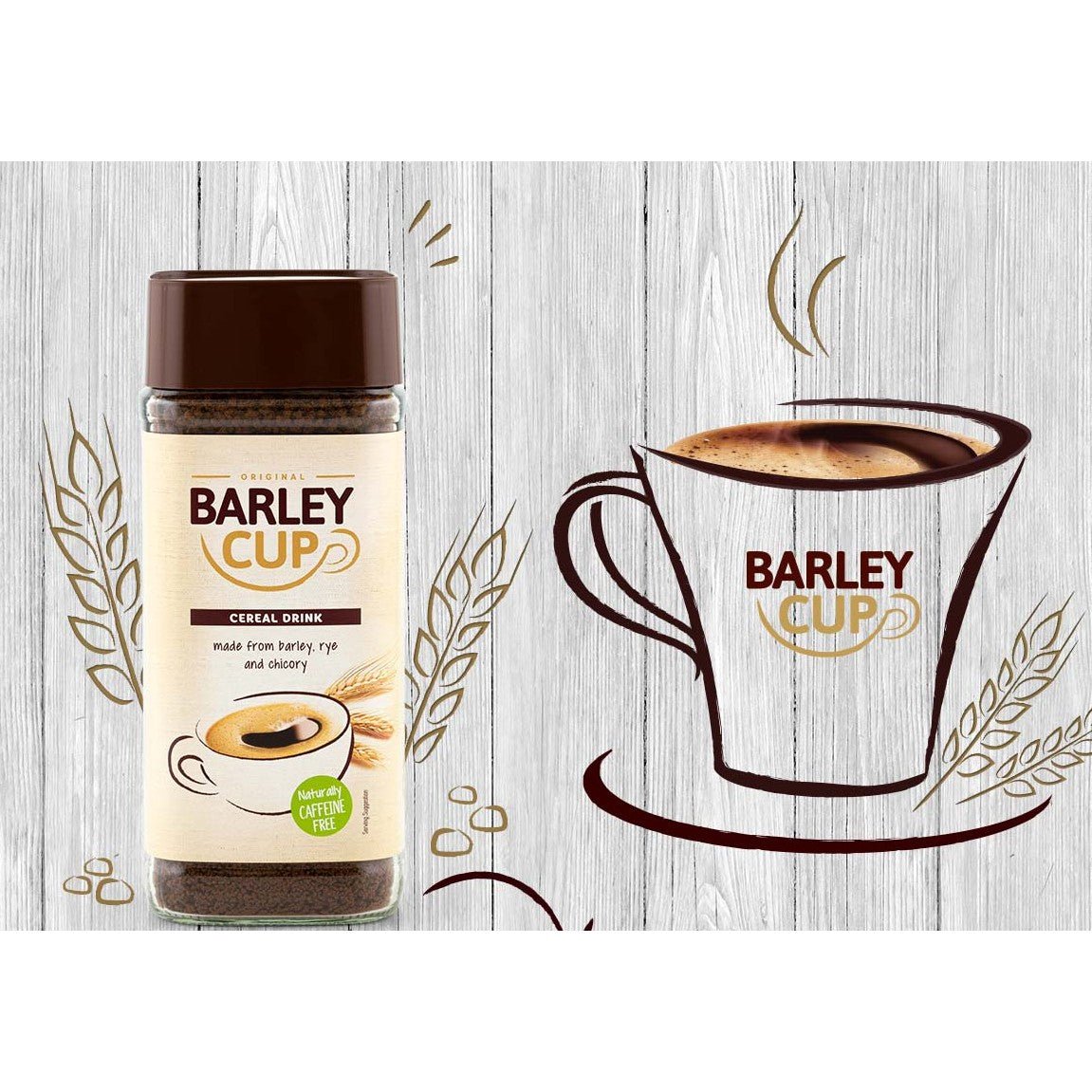 Barleycup Granules Grain Coffee Alternative 200g - Eco Natural Products - Barleycup - Coffee