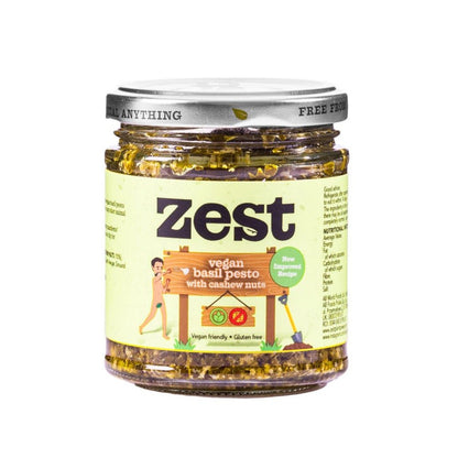 Basil Pesto 165g - Zest - Sauce - Eco Natural Products