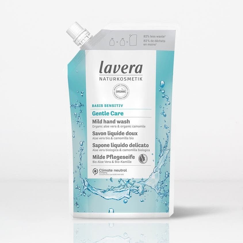 Basis Sensitiv Gentle Care Refill Pouch Hand Wash 500ml - Lavera - Hand wash - Eco Natural Products