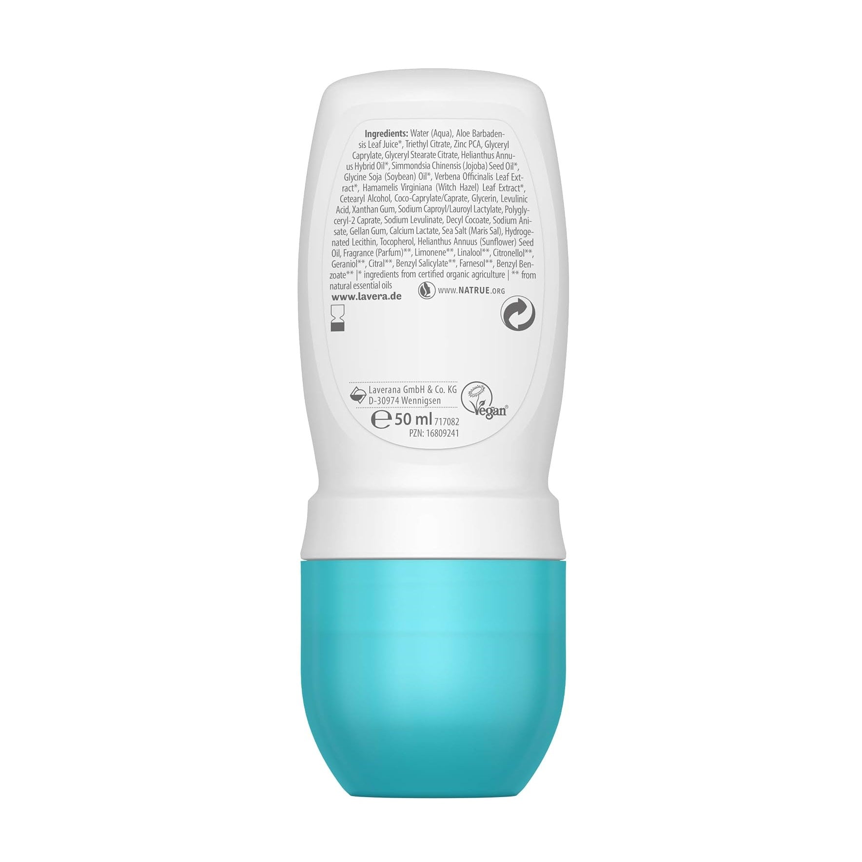 Basis Sensitive Deodorant Roll On 50ml - Lavera - Deodorants - Eco Natural Products