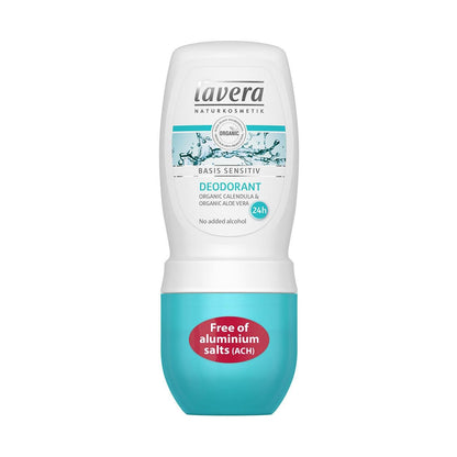 Basis Sensitive Deodorant Roll On 50ml - Lavera - Deodorants - Eco Natural Products