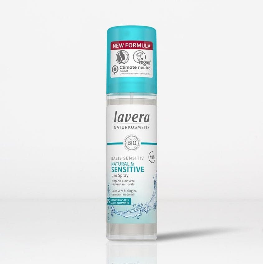 Basis Sensitive Deodorant Spray 75ml - Lavera - Deodorants - Eco Natural Products