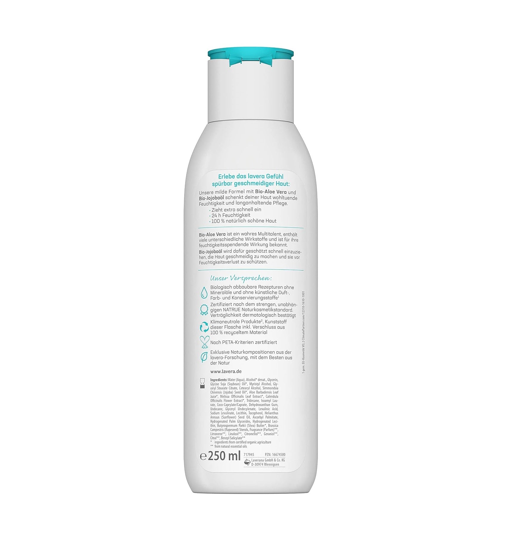 Basis Sensitive Express Body Lotion 250ml - Eco Natural Products - Lavera - Body Lotion