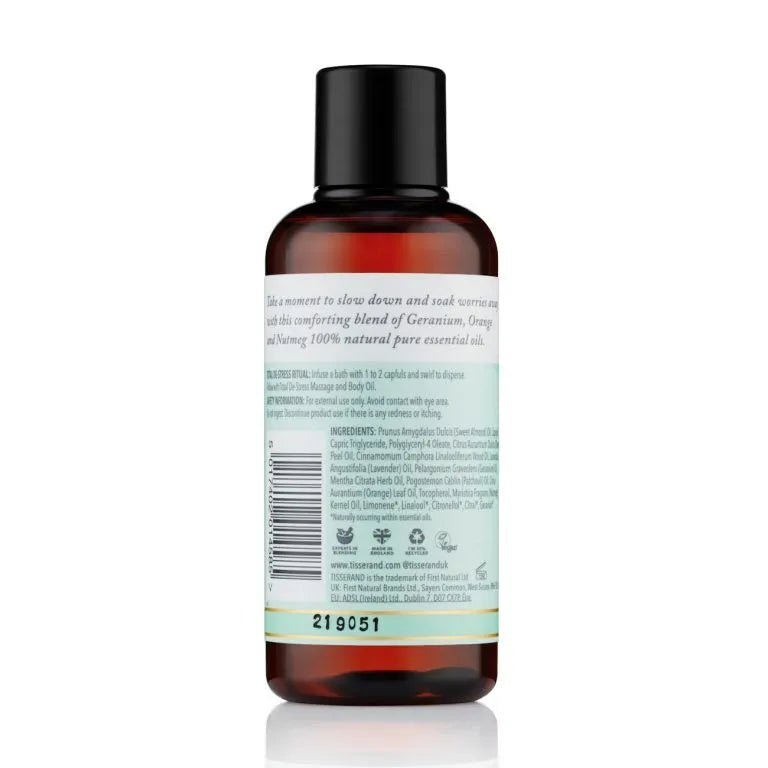 Bath Oil De - stress 100ml - Eco Natural Products - Tisserand - Bath Oil