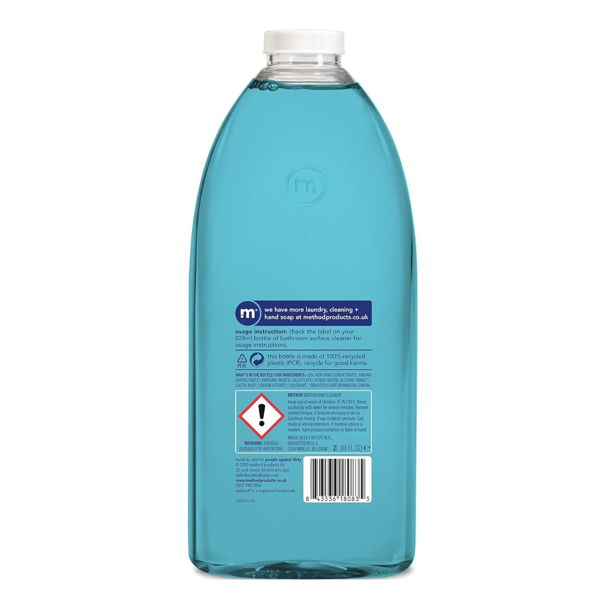 Bathroom Cleaner Refill 2L - Method - All Purpose Cleaner - Eco Natural Products
